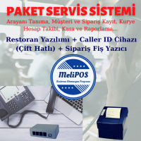 MeliPOS Sipariş Sistemi | Caller Id Cihazı + Sipariş Fiş Yazıcı + Restoran POS Yazılımı