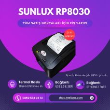YAZICI | Sunlux RP8030 Termal Fiş Yazıcı | Usb+Serial+Ethernet